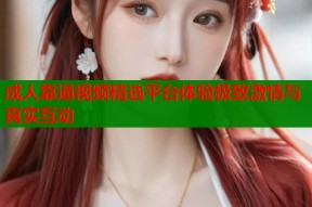 成人靠逼视频精选平台体验极致激情与真实互动