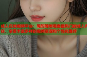 成人在线视频平台：随时随地观看最热门的成人内容，享受丰富多样的视频资源和个性化推荐