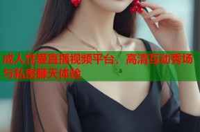 成人性爱直播视频平台，高清互动秀场与私密聊天体验