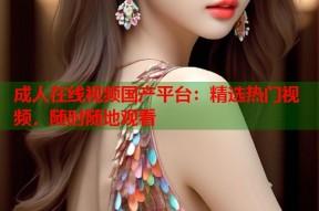 成人在线视频国产平台：精选热门视频，随时随地观看