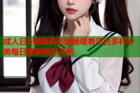 成人日b视频高清流畅观看平台多样分类每日更新精彩不断