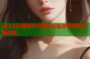 成人日b视频平台精彩合集尽享高清流畅体验
