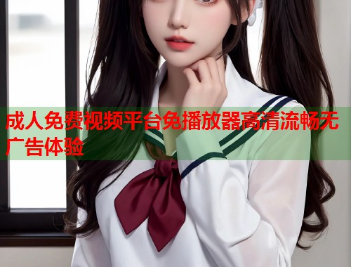 成人免费视频平台免播放器高清流畅无广告体验 第1张 成人免费视频平台免播放器高清流畅无广告体验 第1张